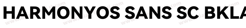 HARMONYOS SANS SC BKLACK字体转换